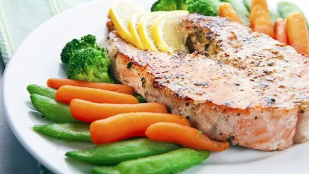риба и зеленчуци за кетогенна диета
