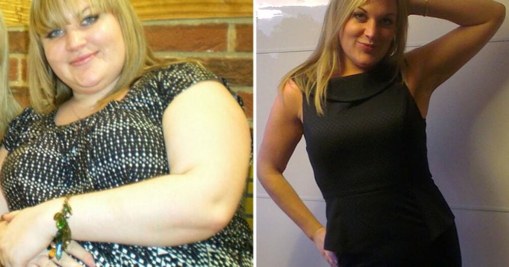 преди и след снимки на мързелива диета
